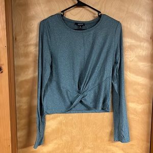 Cropped workout/yoga long sleeve